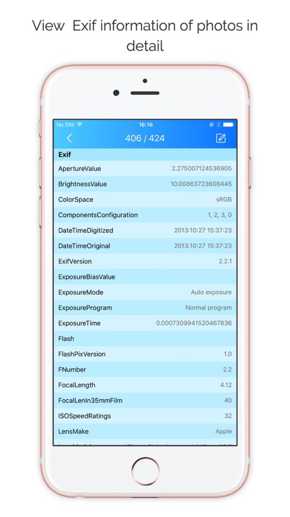 Photo Exif Viewer - Image Exif /IPTC Editor screenshot-3