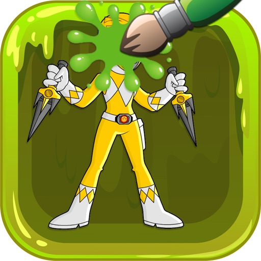 Paint Game Power rangers Version iOS App