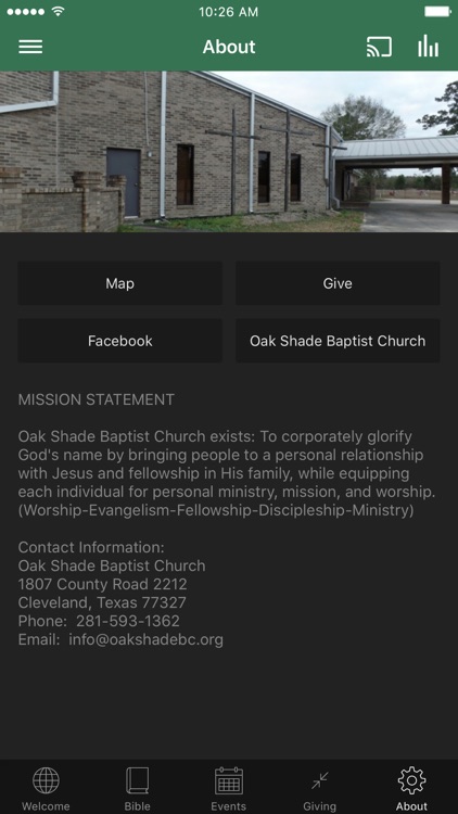 Oak Shade Baptist Church