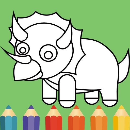 Dinosaur Dragon Coloring Book iOS App