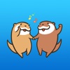 Lovely Otter Couple Stickers Vol 4