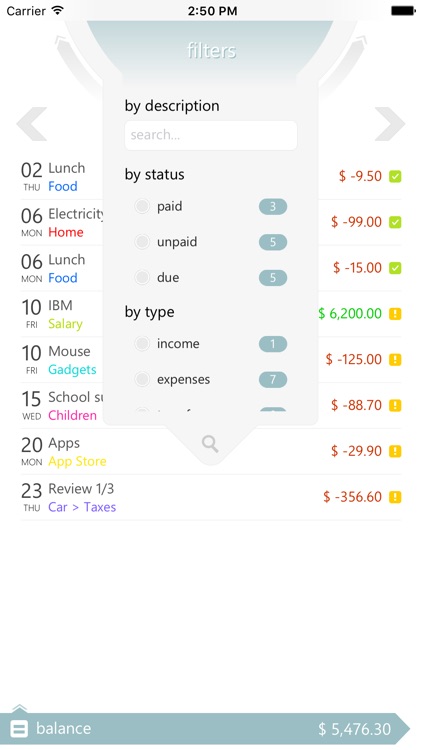 Money Care - Bills monitor
