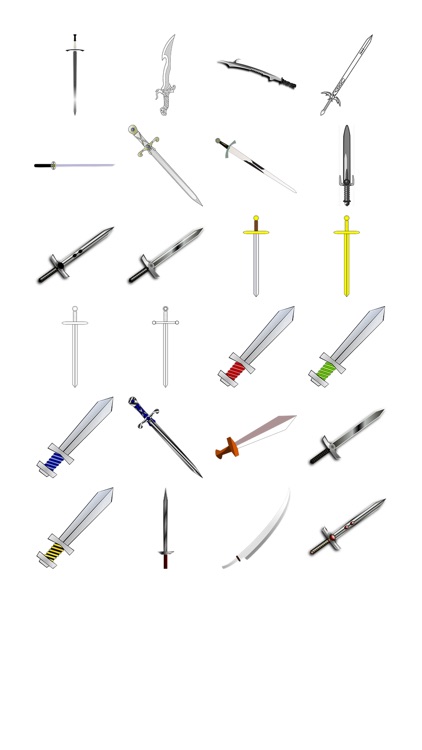 Swords Nine Sticker Pack