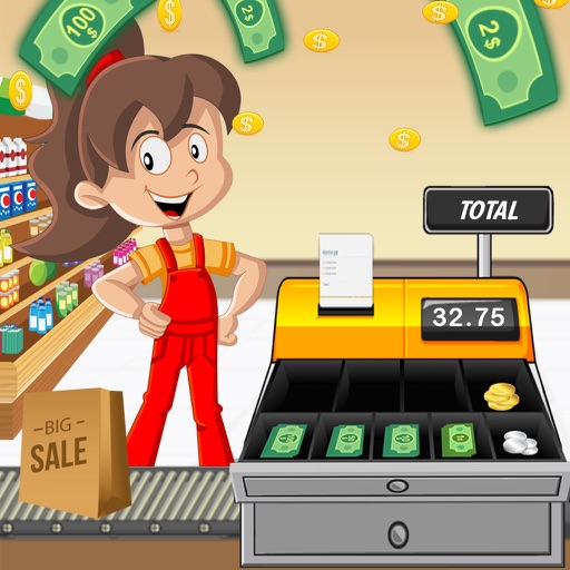 Supermarket Cash Register Game Educational Sim by Kashif Mumtaz
