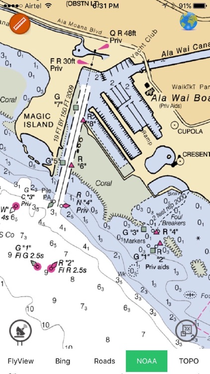 NOAA buoys stations & ships tides & wind with GPS screenshot-3