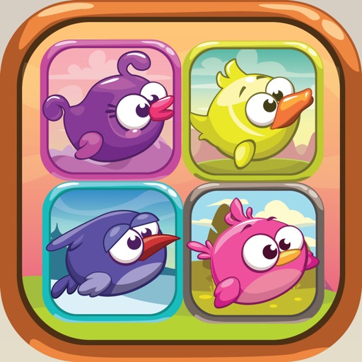 Cube Bird Match 3 Game Icon