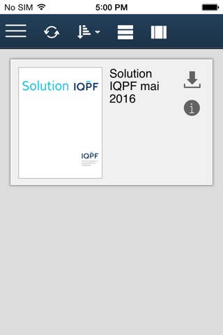 Solution IQPF screenshot 2
