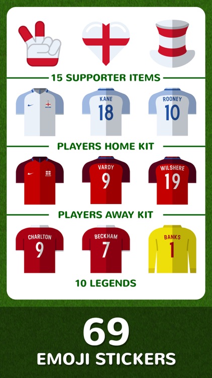Football Emojis — Team England