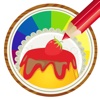 Best Coloring Book Game Strawberry Cup Cake Kids