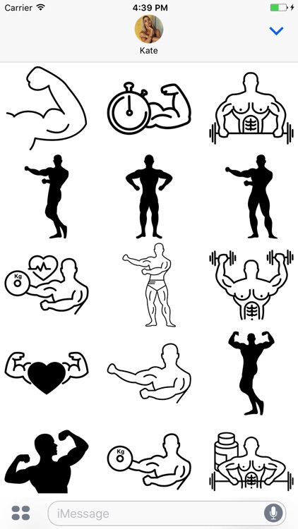 Flexmoji - Fitness Stickers for iMessage