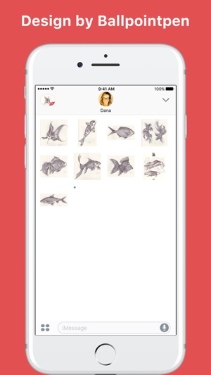 Fish Series stickers by Ballpointpen Illustrator(圖2)-速報App