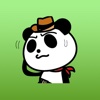 Cowboy Jack the panda stickers