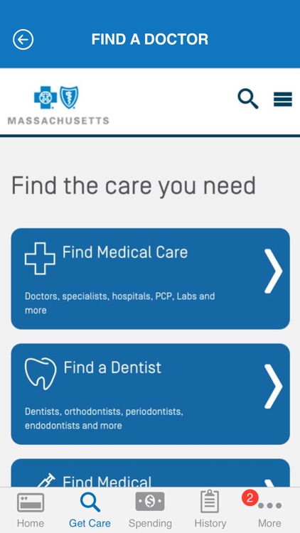 Blue Cross Blue Shield of MA MyBlue Member App screenshot-4