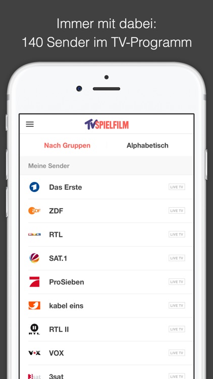 TV SPIELFILM - TV Programm mit Live TV screenshot-4