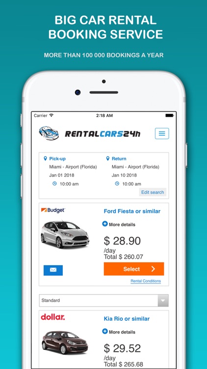 Car rental 24h screenshot-3