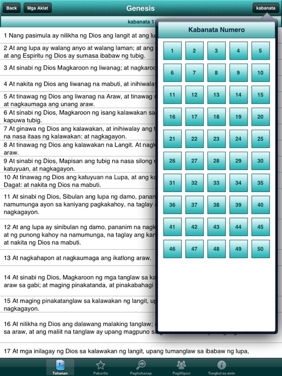 Holy Bible in Filipino for iPad screenshot-4