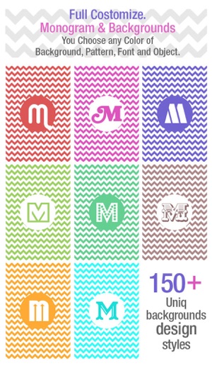 Customize Monogram & Background Maker(圖2)-速報App