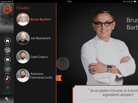 MasterChef Italia per iPad screenshot 2