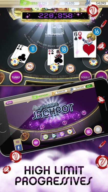 myVEGAS Blackjack - Vegas Casino Card & Slot Games screenshot-3
