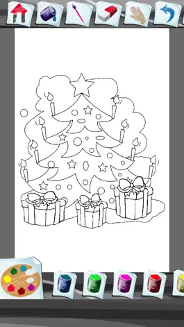 Game screenshot Xmas Tree Coloring Book hack