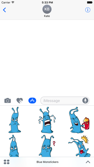 Blue Monstickers