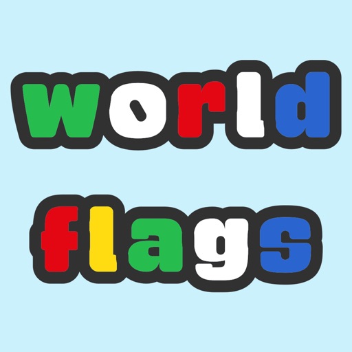 World Flags Free country/capital quiz without ads Icon