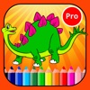 Dinosaur Coloring Page For Kid : Educational Game