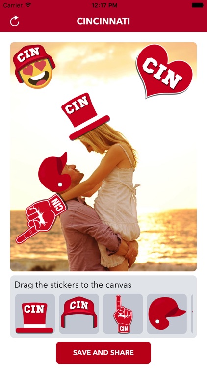 Cincinnati Baseball Stickers & Emojis screenshot-0