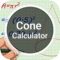 You can Calculate the volume, slant height, curved surface and total surface area of Cone