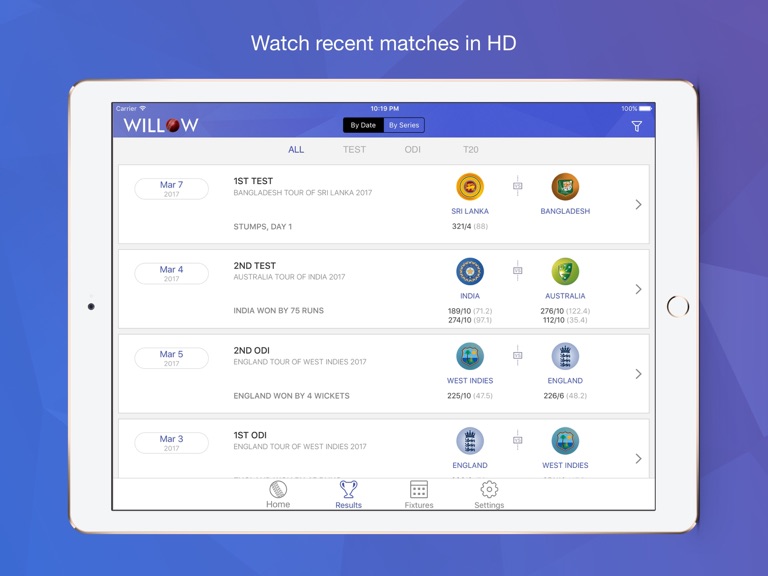 【图】Willow – Watch Live Cricket(截图3) 【图】Willow – Watch Live Cricket(截图3)