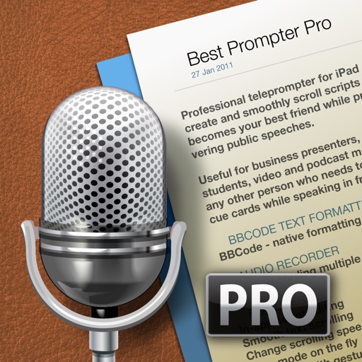 Best Prompter Pro - teleprompter Icon