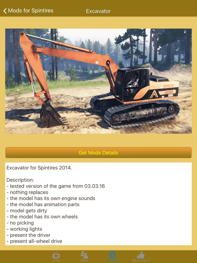 Captura 5 Mods for Spintires iphone