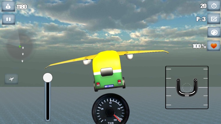 Flying Tuk Tuk Auto Ricshaw Race screenshot-3