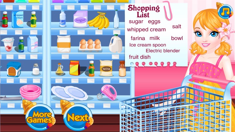 Ice Cream Maker Chocolate Cooking Games for Girls screenshot-4