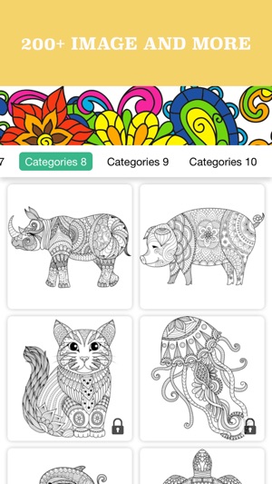 Adult Coloring : 秘密花園 Secret Garden 圖畫書成人 壓力緩解(圖4)-速報App