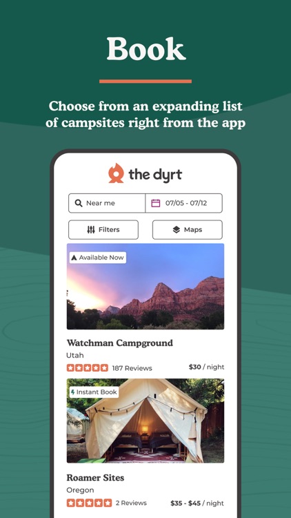 The Dyrt: Tent & RV Camping screenshot-4