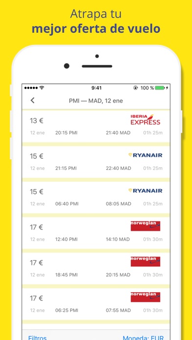 Fly España — Vuelos baratos para Easyjet y Vueling screenshot 2