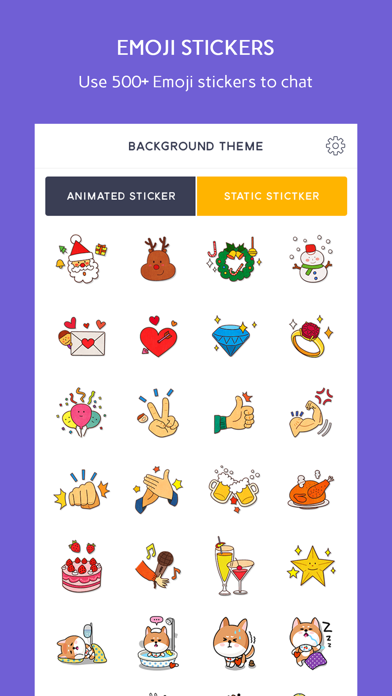Emoji Stickers Pro- Animated GIF Emoji Stickers Screenshot 1