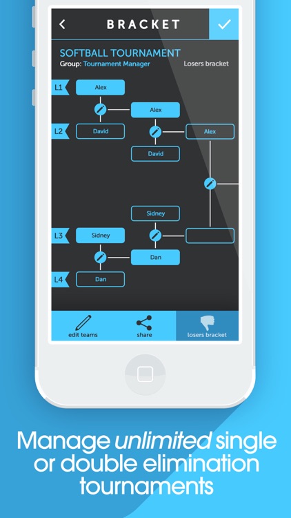 My Bracket - Tournament Manager for Amateur Sports screenshot-3