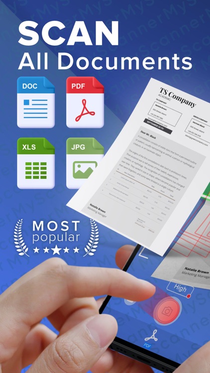 MyScanner - Scan All Documents