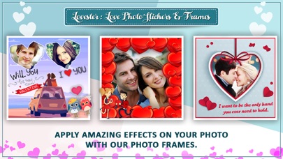 Lovester: Premium Love Photo Frames & Stickers screenshot 3