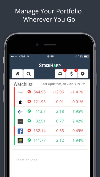 Stockharp - Financial Platform & Portfolio