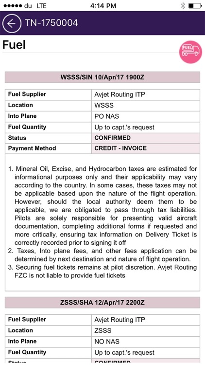 Avjet Routing ITP screenshot-4