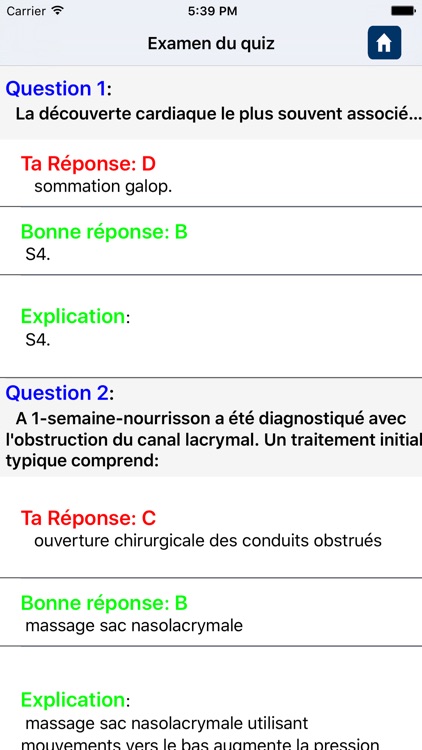 Nurse Practitioner Quiz in French screenshot-4