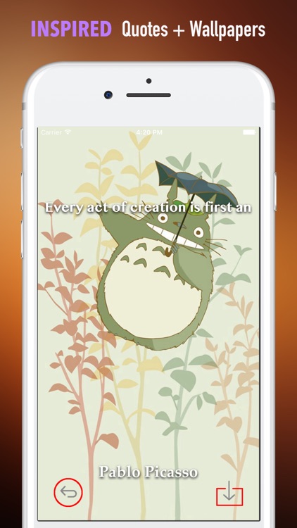 Wallpapers HD for Hayao Miyazaki Art- Quotes screenshot-4