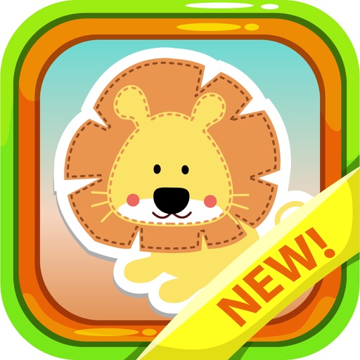 Animals puzzle games for kids icon