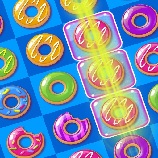 Donut Blast Legend Delicious Gummy Match 3 Game Icon