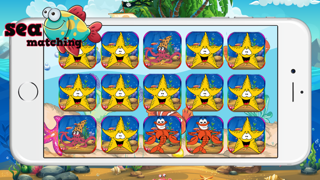 Sea Animal Match - Cards Matching Games Kids(圖3)-速報App