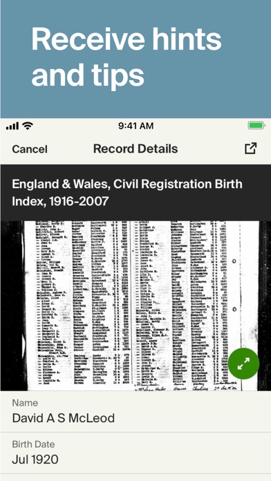 Ancestry: Family History & DNA iphone images
