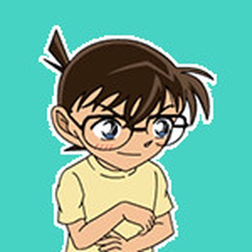 Animated Detective Conan Stickers For iMessage icon